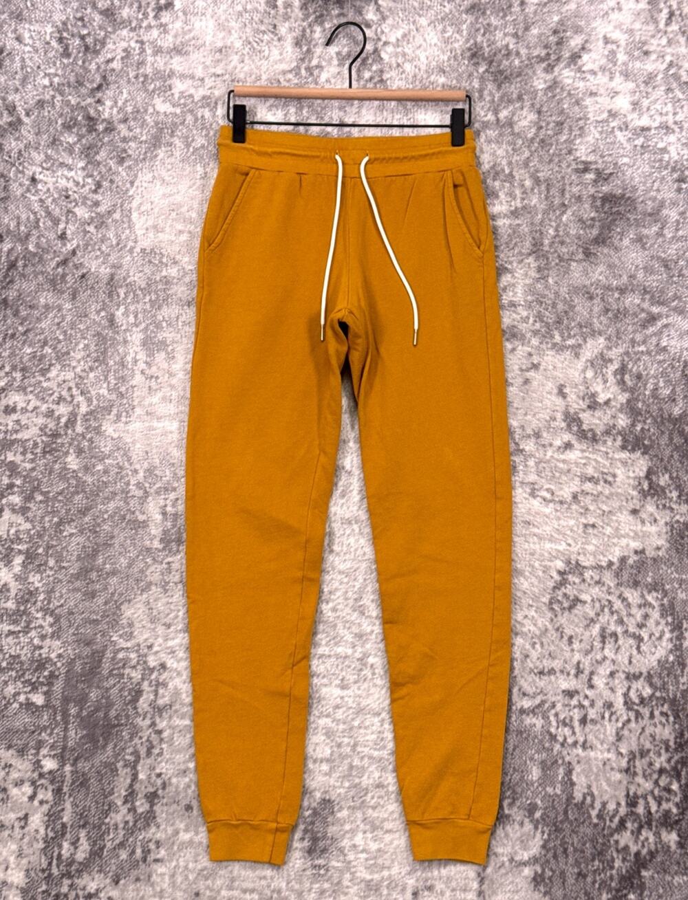 MATE The Label Jogger Sweatpants XS Womens Yellow Gold Organic Cotton
